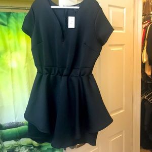 Black Plus Size Romper